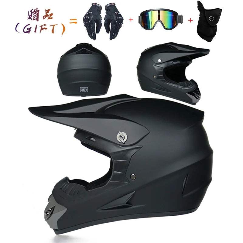 Professional Lightweight Off-road Motorcycle Helmet Racing Bike Children ATV Off-road Vehicle Downhill DH Cross Helmet Motocross