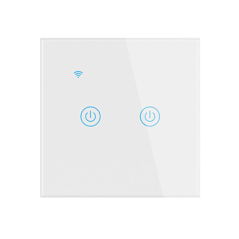 Universal Smart Tuya Switch EU Standard 86 Touch Light Switch WiFi Phone Remote Control Compatible with Alexa & Google Home