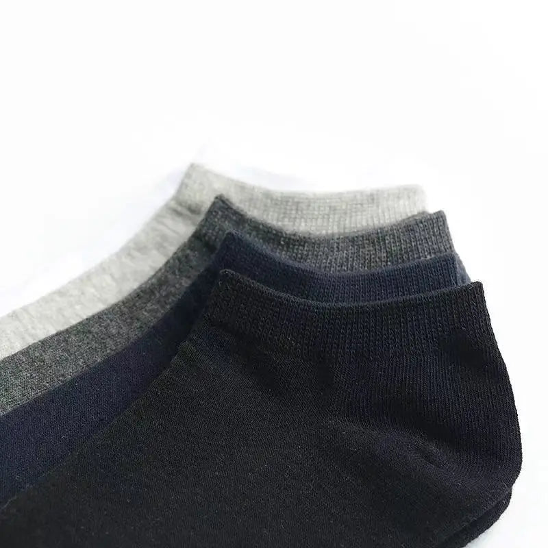 Men Women Cotton No Show Boat Socks Solid Black White Thin Breathable Sweat Wicking Low Cut Ankle Socks Spring Summer Wholesale