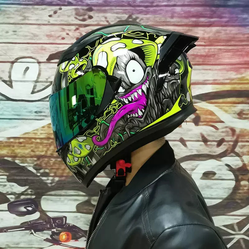 Motorcycle helmet double lens full mask capacete de moto cyclist casco para moto kask helmets