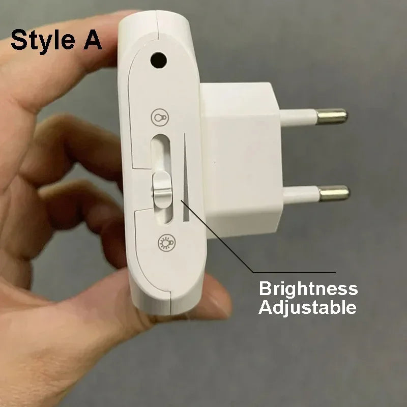 LED Night Lamp Wireless Motion Sensor Light US EU UK AU Plug Sensor Night Lamp Dimmable Lights for Bedroom Corridor Lighting