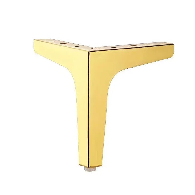 4PCS Trident-Legged Metal Furniture Support Legs for Sofa TV Cabinet Coffee Table Bathroom Cabinet Bed - Right Angle Versatile L