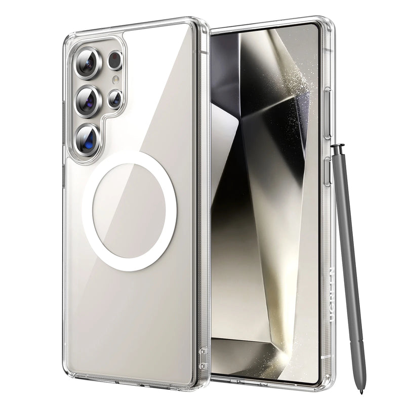 UGREEN For Samsung Galaxy S25 Ultra Magnetic Case Clear/Black S25 Ultra Macsafe Cover 2025