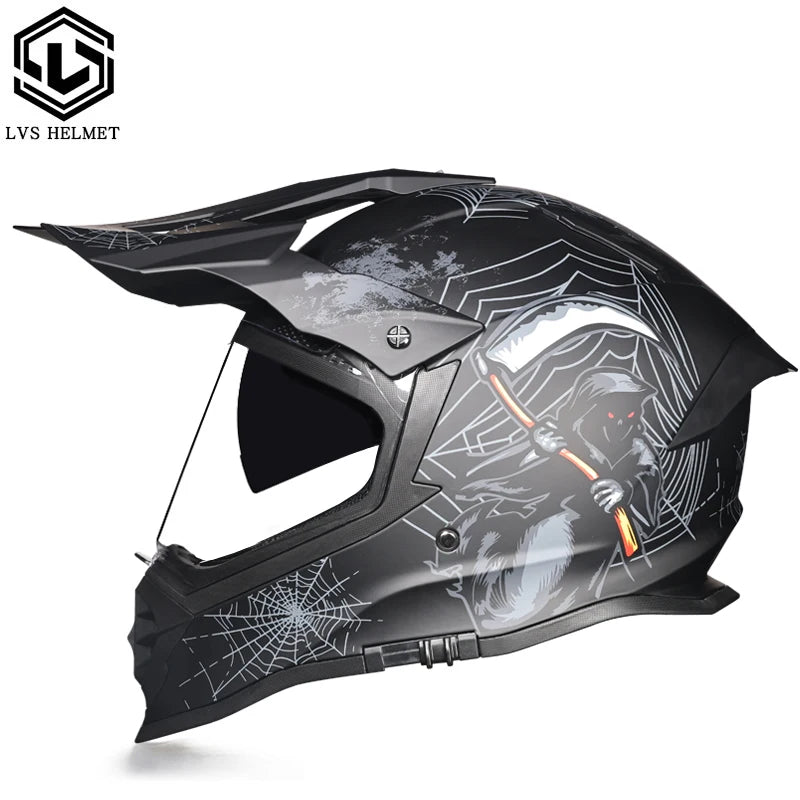 Motorcycle Helmet ATV Dirt Bike Downhill Cross Capacete Da Motocicleta Cascos Motocross Off Road Helmet With Lens