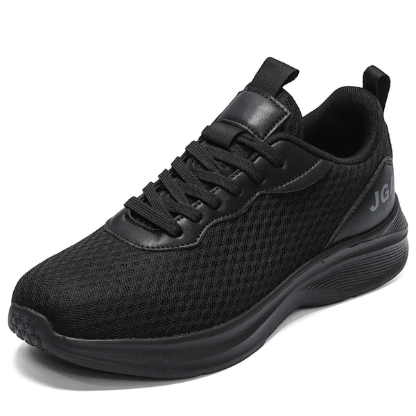Mens Big Shoes Pure Black Sneakers Men Casual Lightweight Breathable Sports Shoes Walking Running Male Large Size 49 50 51 52
