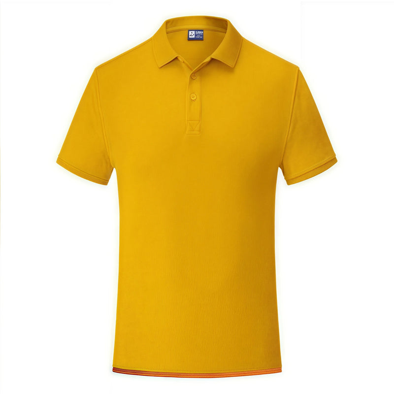 Soft skin-friendly short-sleeved POLO shirt  250G High-quality island cotton custom logo work uniform busines and casual