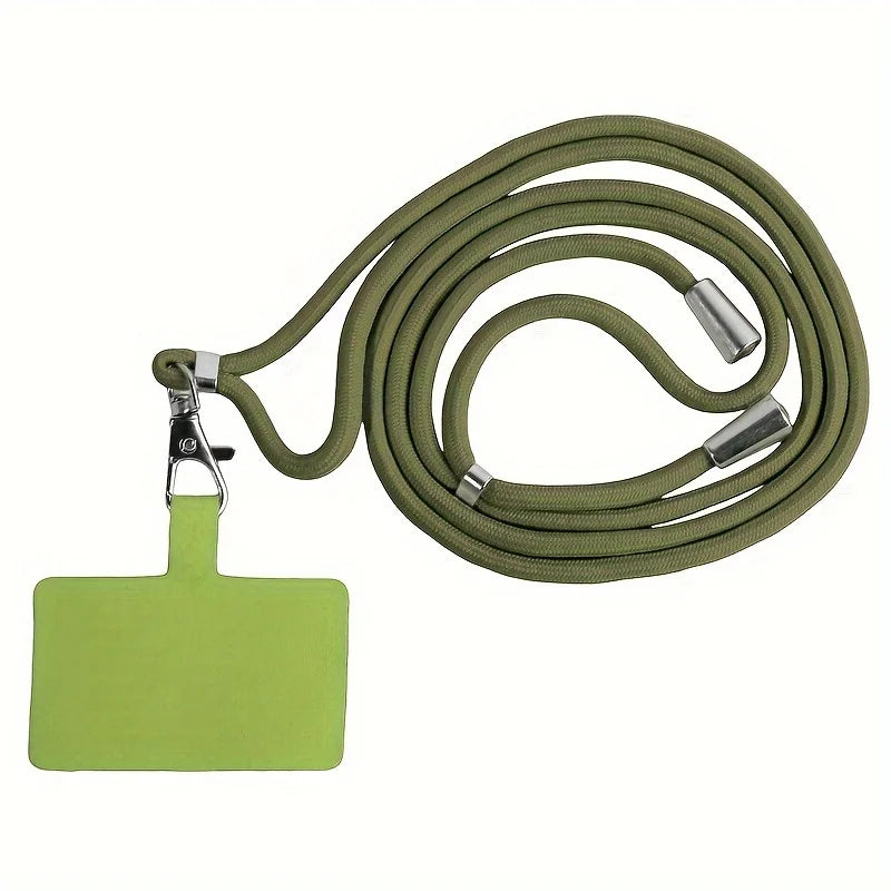 Phone Lanyard Anti Lost Lanyard Strap Universal Adjustable Detachable Colorful Neck Cord Phone Safety Tether Keychain Chain Rope
