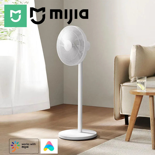 MIJIA Smart DC Frequency Conversion Standing Fan 1X Upgraded Version，Support Power Bank Power Supply，Support MIJIA APP