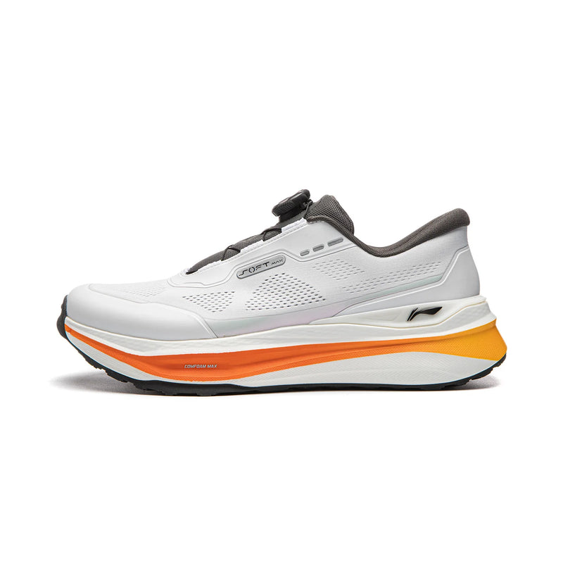 ស្បែកជើង Li-Ning Unisex SOFT GO MAX 3 របៀបរស់នៅ COMFOAM MAX មានខ្យល់ចេញចូលបានល្អ ទ្រទ្រង់បានល្អ ស្បែកជើងដើរលេងធម្មតា LiNing AGLW023