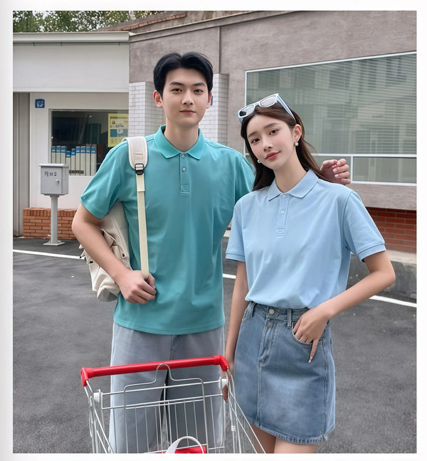 New Arrival Turn-down Collar Top Loose Fit Casual Wear Men's Ice Silk POLO Shirt Short Sleeve Fashionable Trendy Summer