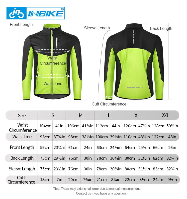 INBIKE Cycling Riding Jackets Man Winter Bicycle Clothing With Hood Men's Windbreaker Windproof Road Bike MTBClothes For Biking