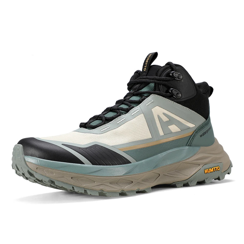 HUMTTO Winter Breathable Trekking Shoes Men Outdoor Rubber Sneakers Men's Wear-resistant Non-slip Off-road Sports Hiking Boots
