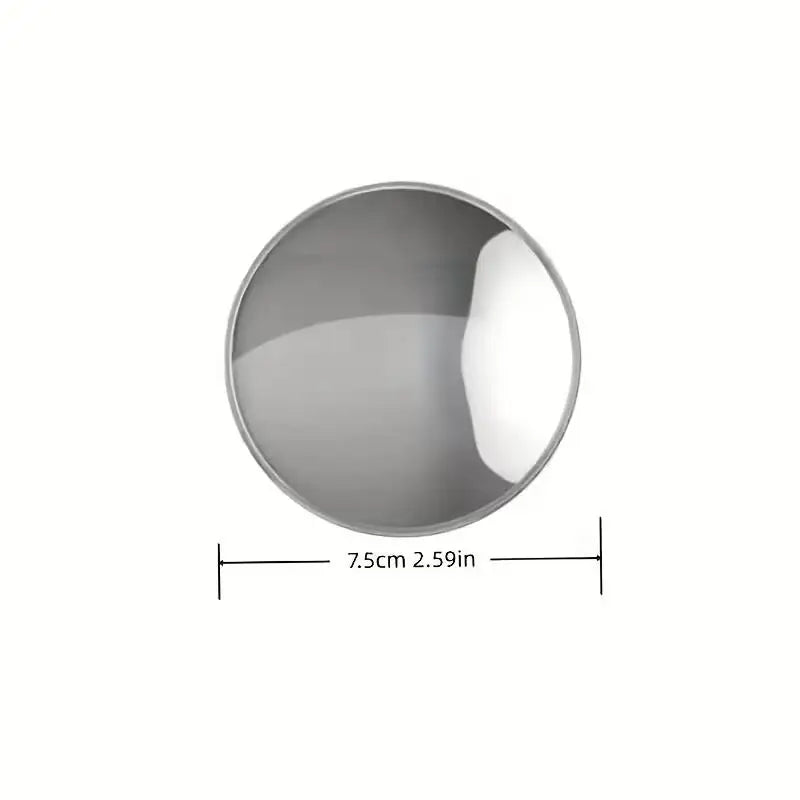 Small & Large Round Travel Mirrors – Convex Wide-Angle, Portable for Photography, Selfies Content Creators