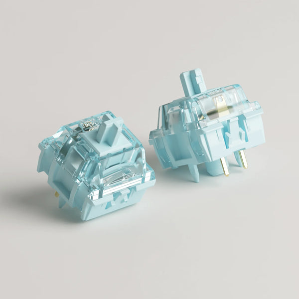 Akko V5 Pro Creamy Blue Switch 5Pin 45gf Thocky Tactile Switch Factory Lubed Compatible with Cherry MX Mechanical Keyboard 45pcs