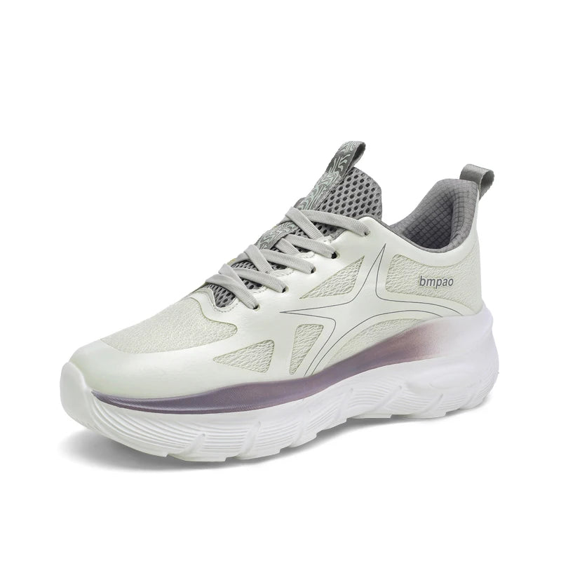 Couples Sports Shoes 2026 New Trendy Lightweight Thick-Sole High-Quality Outdoor Training Mesh Lace-up Sneakers for Men