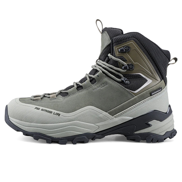 HUMTTO Winter Hiking Boots for Men Breathable Non-slip Outdoor Mountain Man Sneakers Luxury Designer Leather Mens Trekking Shoes