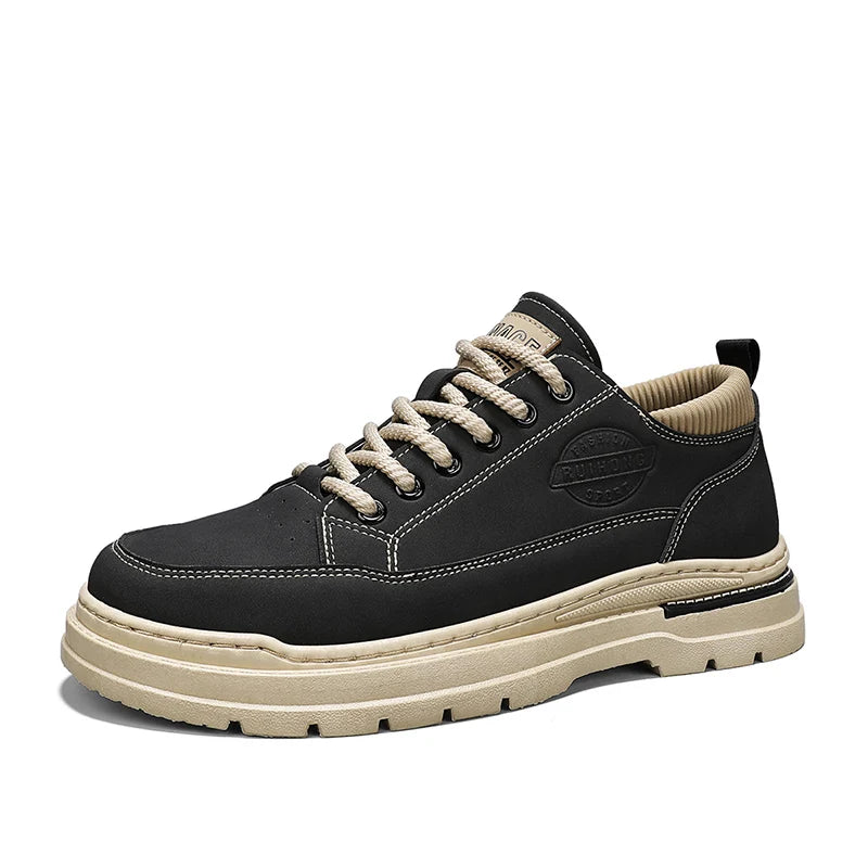Men's shoes casual sports shoes four season soft soled comfortable outdoor workwear shoes safety shoes fashion youth socks shoes