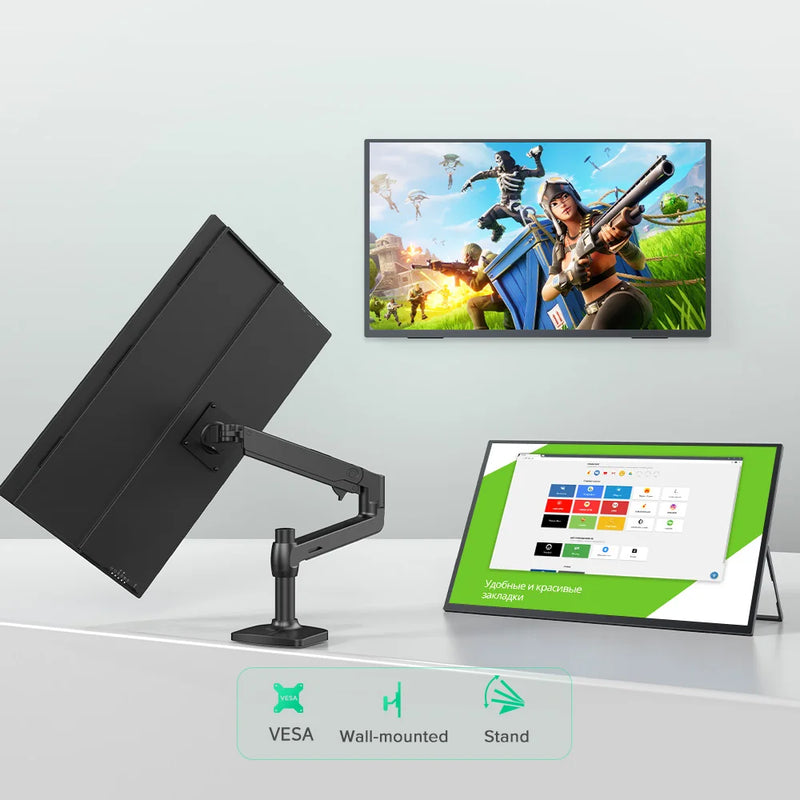 UPERFECT UMax 24 2K Desktop Monitor 24.5" 165Hz Wall Mounted IPS Display 2560x1440 HDR Freesync Gaming PC Laptop Extended Screen