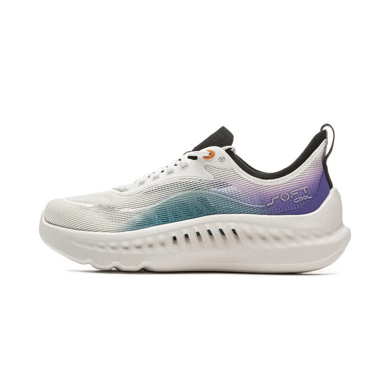 ស្បែកជើងបុរស Li-Ning SOFT COOL 2 របៀបរស់នៅ COMFOAM MAX Cushion COOL SHELL មានខ្យល់ចេញចូលបានល្អ ស្បែកជើងប៉ាតាធម្មតា LiNing AGLV009