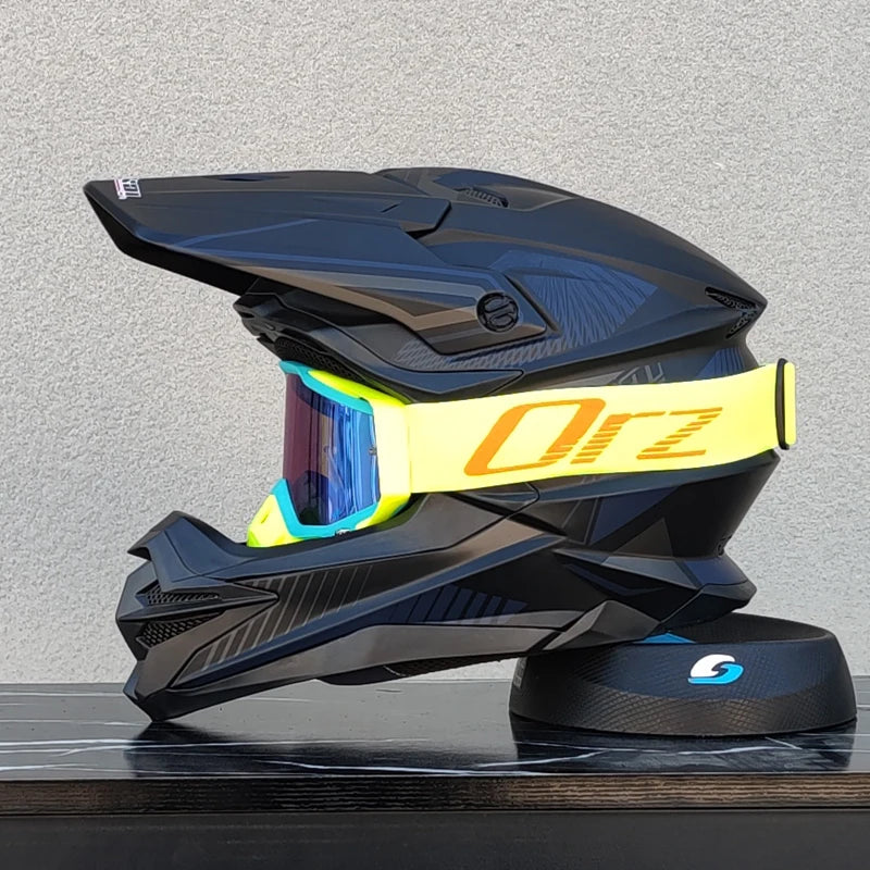 JIEKAI-803 Adult Off Road Race Motorcycle Helmet Bicycle Descent AM DH Cross Off Road Helmet Capacite De Moto Casco DOT Approval