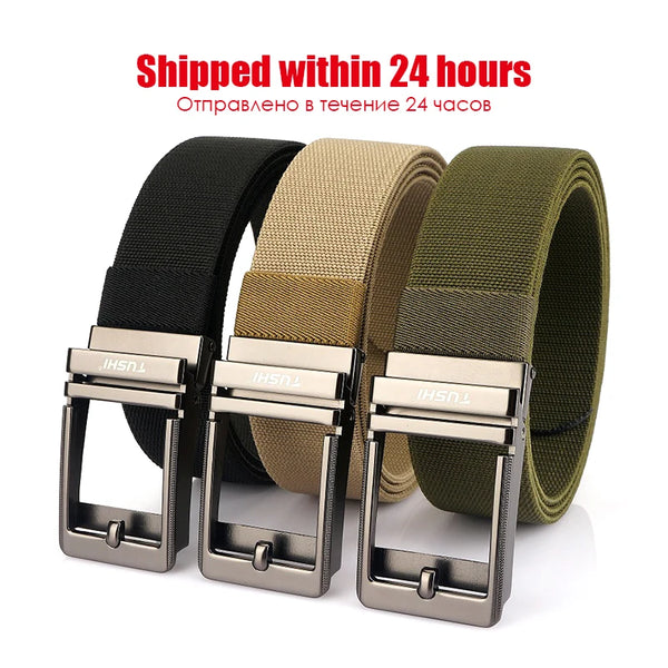 VATLTY Official Genuine 38mm Elastic Belt For Men Hard Alloy Automatic Buckle Soft Strong Stretch Belt Jeans Girdles Male
