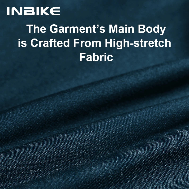 INBIKE Summer Men Cycling Shorts Padded Breathable Road Bike Bib Shorts MTB Cycling Clothes for Men Bicycle Biking Tights Man