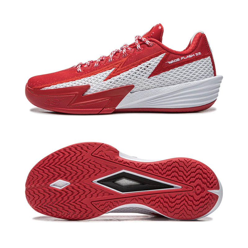 ស្បែកជើងបាល់បោះបុរស Li-Ning WADE FLASH 2 លើទីលាន BOOM មានទ្រនាប់ទន់ មានខ្យល់ចេញចូលបានល្អ ស្បែកជើងប៉ាតា LiNing មានស្ថេរភាព ABPV013