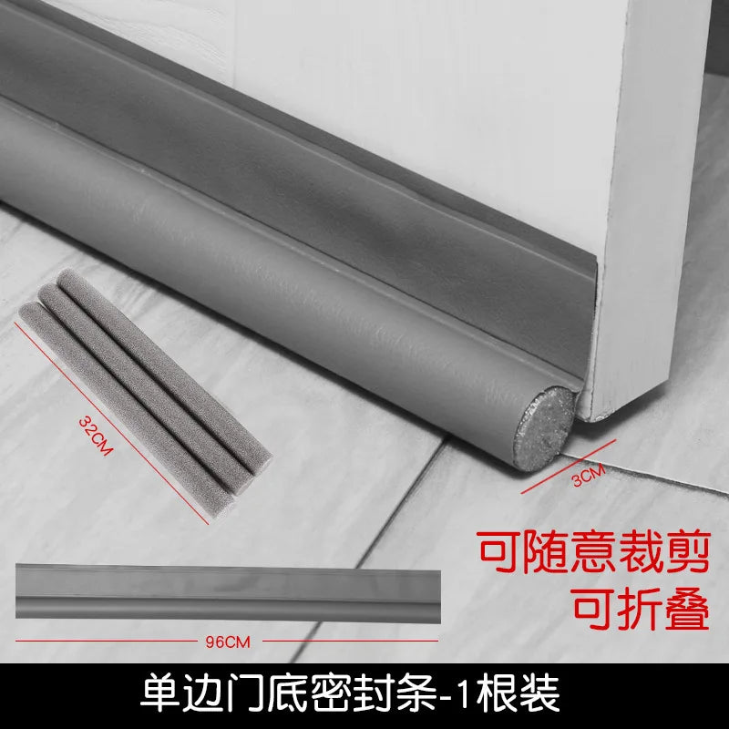 Door Bottoom Draft Stopper Weather Stripping Door Sweep Under Door Draft Blocker Insulator Weatherstrip House Acoustic Foam