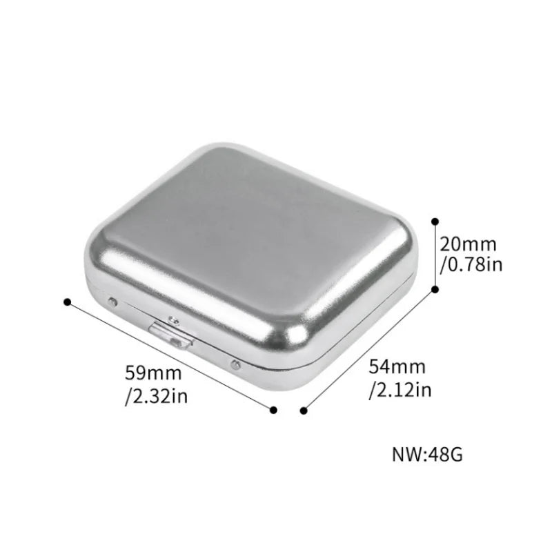 1PC Small Outdoor Pocket Ashtray Creative Car Smoking Accessories, Portable Mini Metal Ashtray, cigar ashtray