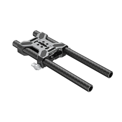Ulanzi Falcam Baseplate With Dual 15mm Rod Clamp Compatible with F50 QR System Extend Follow Focus Lens Matte Box with Rod