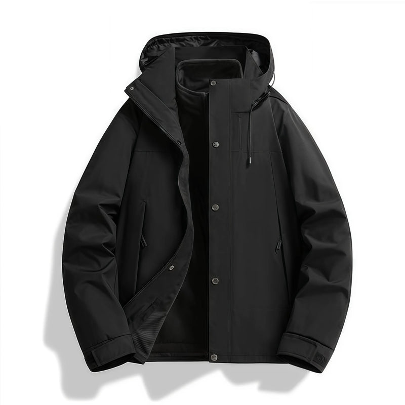 2026 Winter Unisex Hooded Fleece inner liner Sportswear Jacket Outdoor down Vest Couple Matching Sports Layering Windbreaker