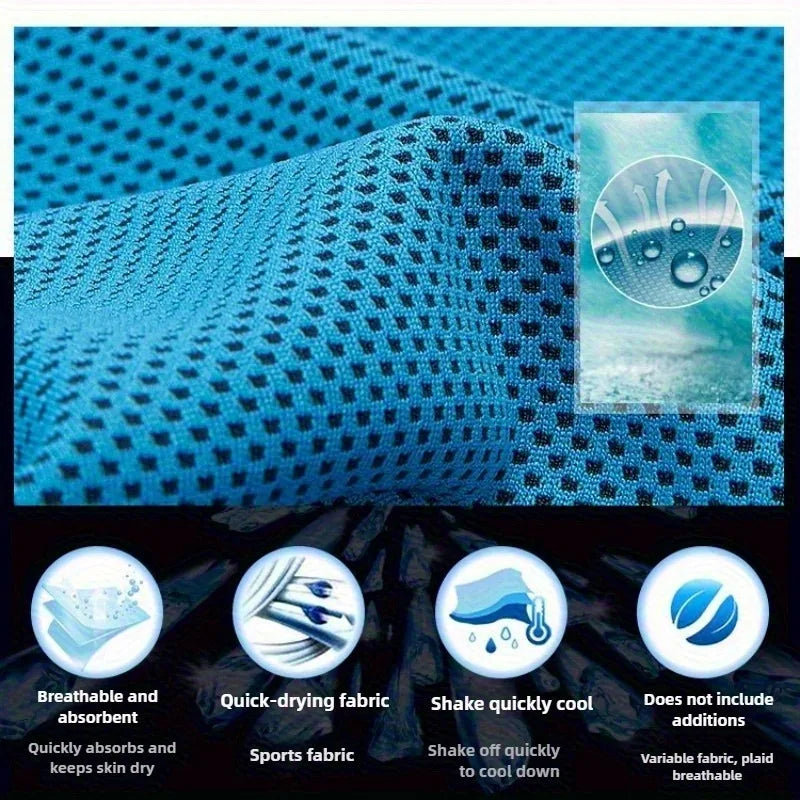 1pc Outdoor Sports Cooling Wet Towel, Suitable for Storage And Transportation, Sweat-Absorbing Quick-Drying Cooling Towel.