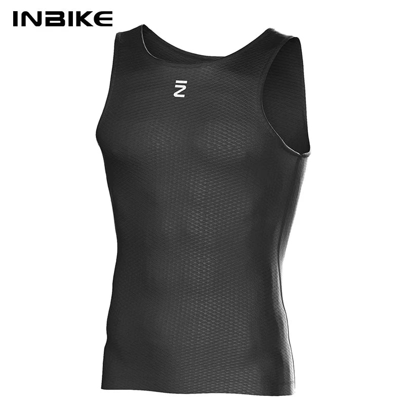 INBIKE Cycling Base Layer for Men Quick Dry Bicycle Vest Top Tank for Riding Cycling Road Bike Undershirt Mesh Underwear Clothes