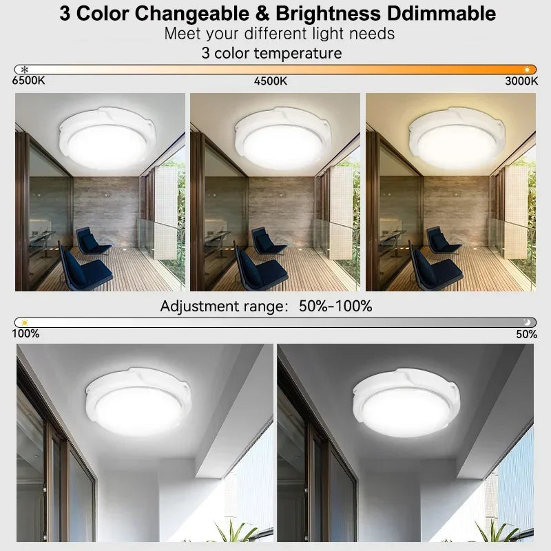 Solar Ceiling Light Home Bedroom Remote Control Ceiling Lamp Balcony Living Room Solar Powered LED Outdoor Decorative Lighting
