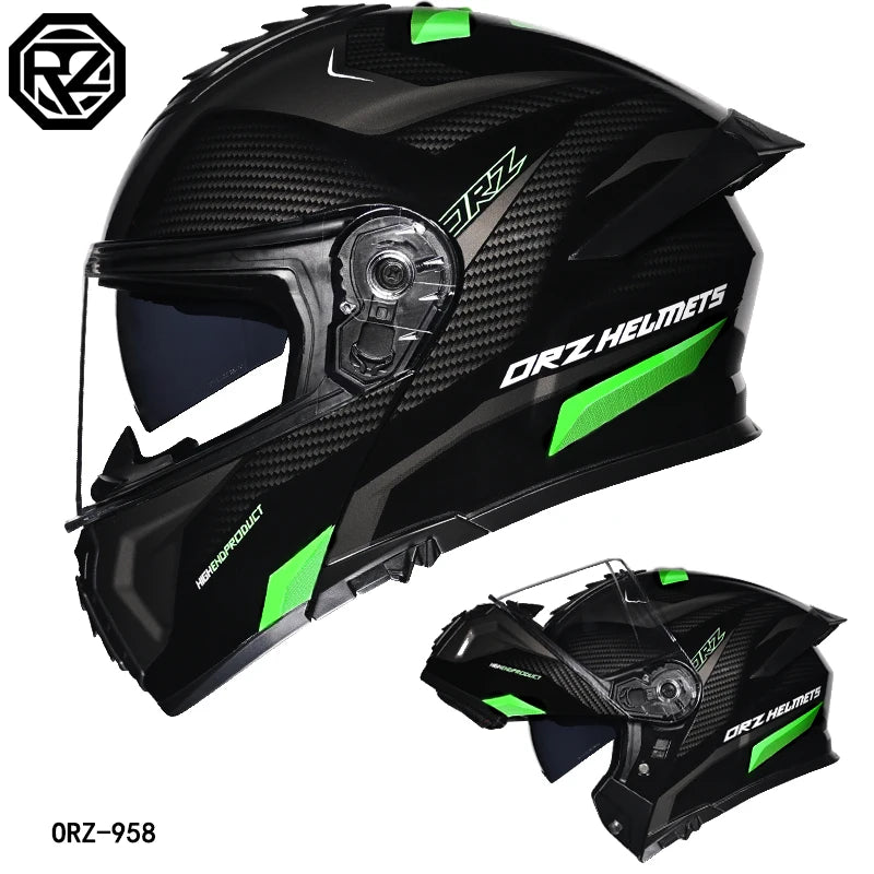 Motorcycle Helmet Double Lens Flip Helmet Casco Para Motocicleta Full Face Helmet Casque Moto