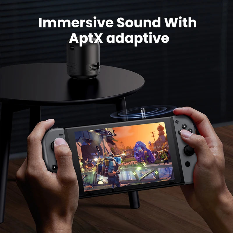 UGREEN USB Bluetooth 5.3 Transmitter aptX HD AD Audio Adapter for PS5 PS4 Nintendo Switch Headset Speaker Mic Bluetooth Receiver