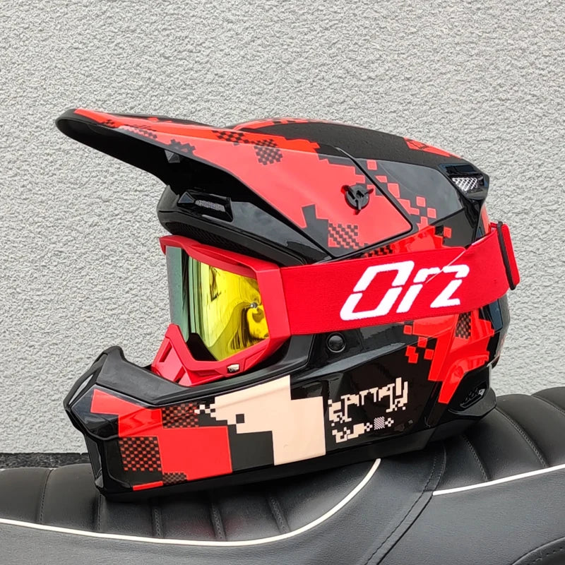 ORZ child/teenager Off Road Motorcycle Helmet Cascos para Motos ATV Mountain Bike Speed Drop DH Helmet Capacetes de Moto