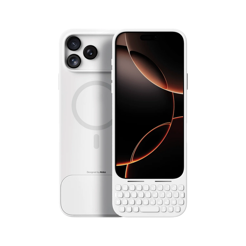 Akko MetaKey Phone case With Keyboard 37 keys Mini Phone Keyboard PU TPU with Magnetic Support For iPhone 16 Pro Max 17 Pro Max