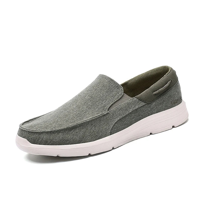 Mens Walking Shoes 2025 New Low Top Lightweight Breathable Flat Bottom Fashion Simple Loafers Casual Sneakers for Men