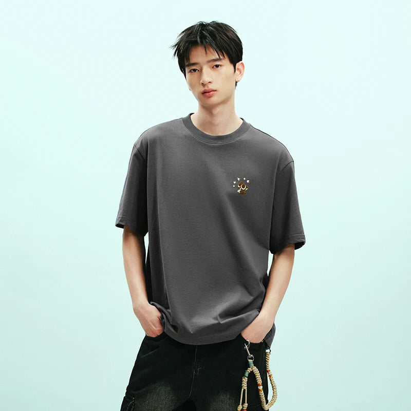 Semir Men Tshirt Comfortable Crew Neck Knit Short Sleeve Fun Graphic Print Summer 2026 Trendy Everyday Style Top