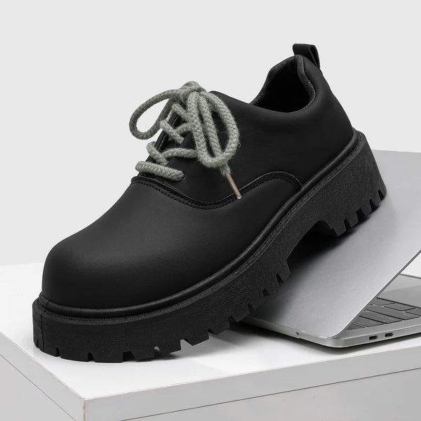 Men's big head business casual shoes four seasons new light breathable soft-sole non-slip comfort outdoor walking leather shoes