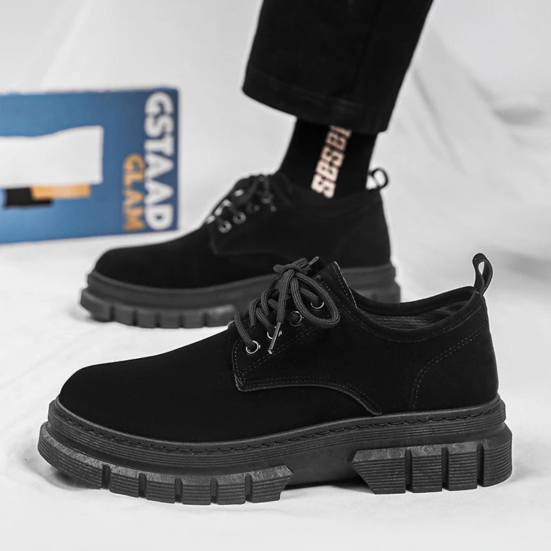 Men's Joker Casual Shoes Four Seasons Breathable Light Soft-sole Non-slip Comfort Outdoor Walking Shoes Business Party Tide Shoe