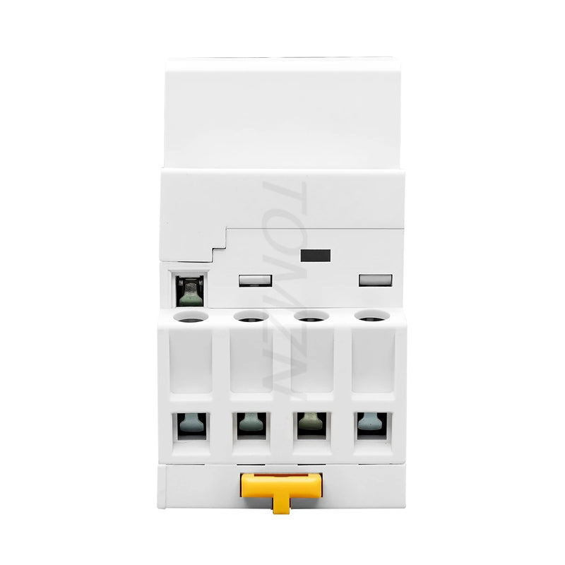 TOMZN 25A DIN Rail Modular Contactor AC/DC Control 24/110/220V 50/60Hz Contacts: 4NO / 4NC / 2NO2NC Changeover