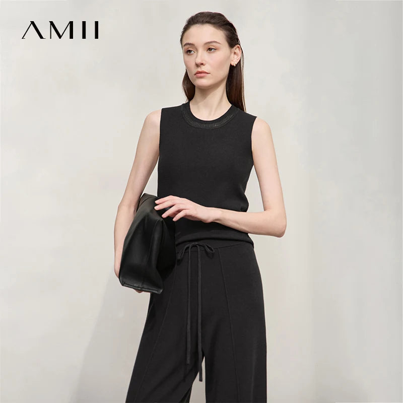 អាវក្រៅ AMII សម្រាប់នារី រដូវស្លឹកឈើជ្រុះ ឆ្នាំ២០២៦ ថ្មី ធម្មតា ងាយស្រួលប្រើ អាវកមូល ប៉ាក់ដោយក្រណាត់ស្តើង អាវក្រៅគ្មានដៃ អាវកាក់រឹង សម្រាប់នារី 12543090