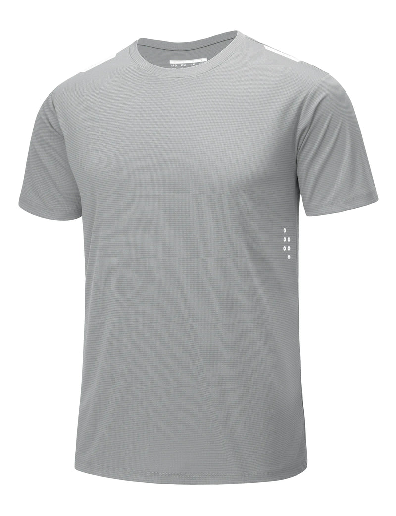 TACVASEN Men's UPF 50+ Short Sleeve Workout Shirts Dry Fit Lightweight Breathable Athletic T-Shirts Running Gym Summer Sun Shirt