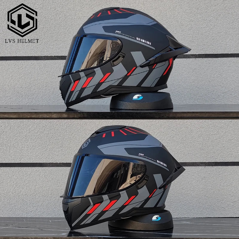 ABS Full Face Motorcycle Helmet Winter Warm Windproof Ventilated EPS Liner Quick-Release Buckle for Men Women