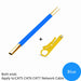ZoeRax Network Cable Looser, Engineer Tools Twisted Wire Core Separator for CAT5/CAT6/CAT7 and Telephone Lines Blue CHINA