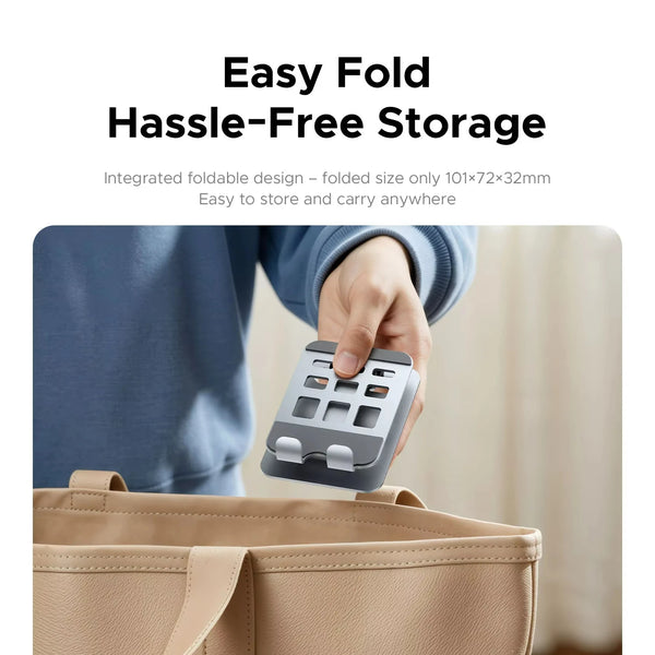 ORICO Portable Phone Holder Hollow Heat Dissipation Design Stable Max Load 400g Universal for Videos Travel Sports Cooking