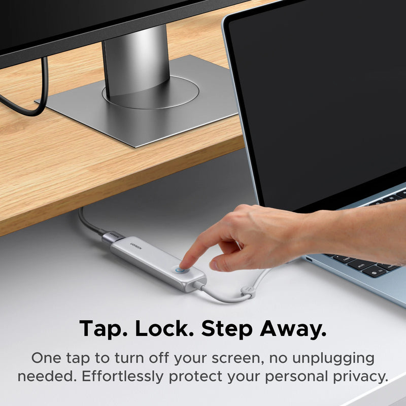 UGREEN 5-in-1 USB-C HUB USB3.2 Gen2 10Gbps Data Transfer Type-C to 4K60Hz HDMI USB2.0 Ports PD100W for Laptop MacBook HP Dell