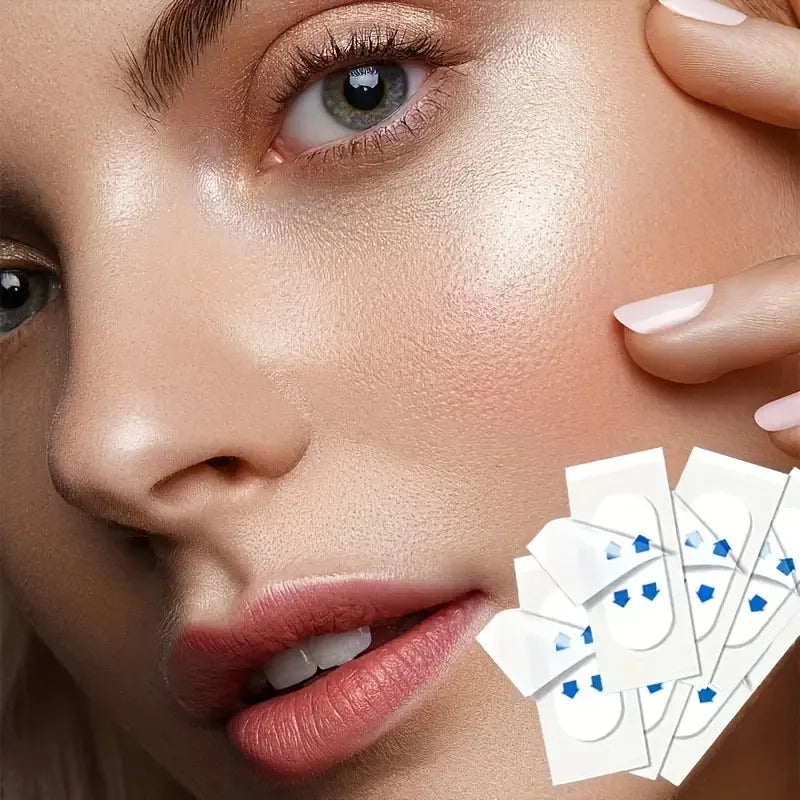 40Pcs Invisible Face Lifting Tape Waterproof Transparent Patch Firm Skin Remove Double Chin Neck Lifting Beauty Tool.